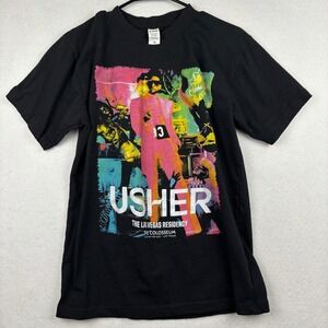 FILO Usher Graphic Tee Womens M Las Vegas Residency Streetwear